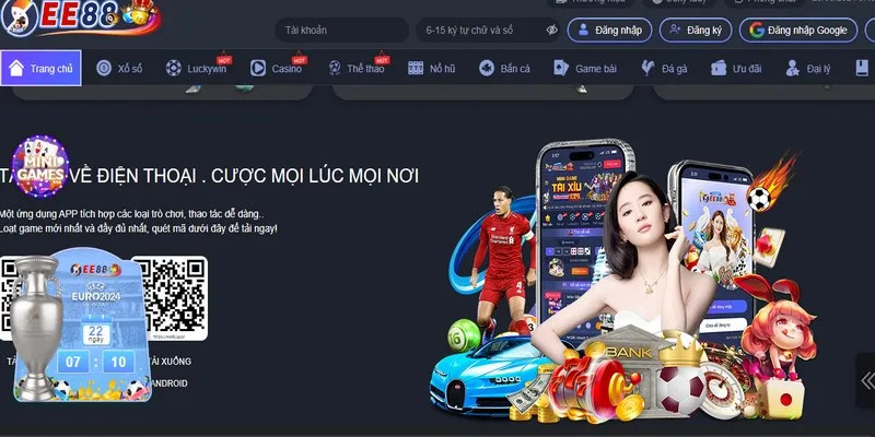 EE88 App - Ứng Dụng Giải Trí Trực Tuyến Hoàn Hảo