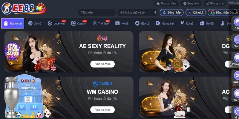 Ee88 Nhà Cái Cá Cược Trực Tuyến Nức Tiếng Thị Trường